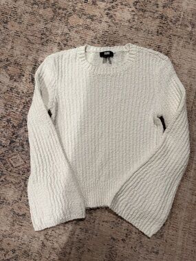 PAIGE women’s Crewneck Textured Knit Sweater